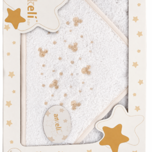 toalla con capucha bebe